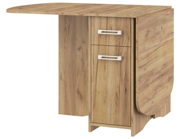 Masă de sufragerie extensibilă Elston X (craft auriu) (pentru 4 până la 6 persoane). 1051406