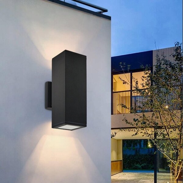Aplică de perete pentru exterior, 2xGU10/35W/230V, IP54, neagră