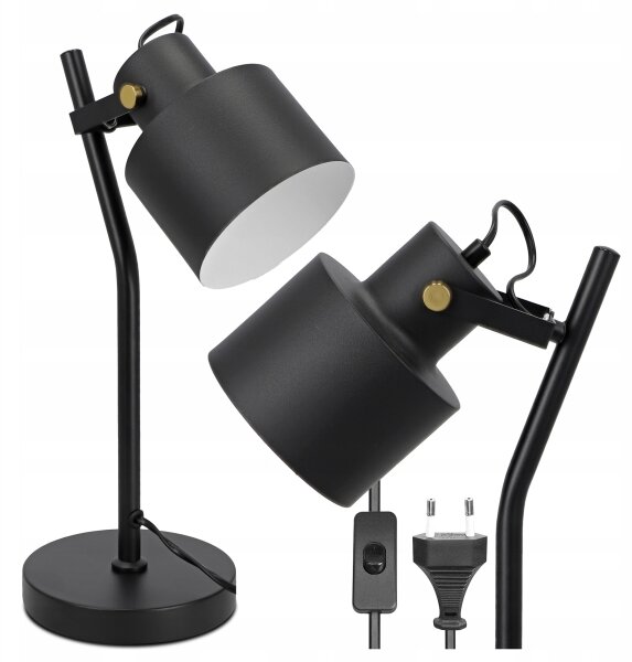 Lampă de masă 1xE27/40W/230V neagră