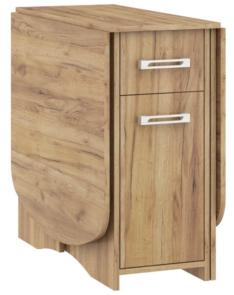 Masă de sufragerie extensibilă Elston X (craft auriu) (pentru 4 până la 6 persoane). 1051406