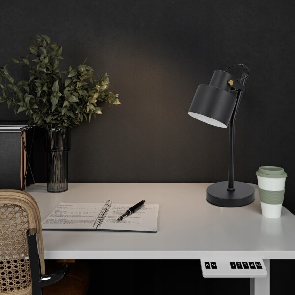 Lampă de masă 1xE27/40W/230V neagră