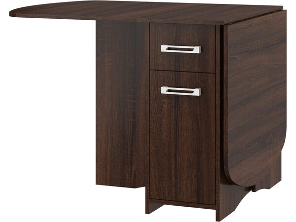 Masă de sufragerie extensibilă Elston X (stejar sonoma închis) (pentru 4 până la 6 persoane). 1051407