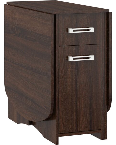 Masă de sufragerie extensibilă Elston X (stejar sonoma închis) (pentru 4 până la 6 persoane). 1051407