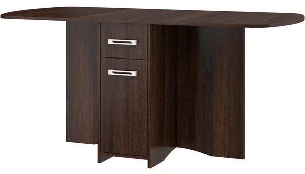 Masă de sufragerie extensibilă Elston X (stejar sonoma închis) (pentru 4 până la 6 persoane). 1051407