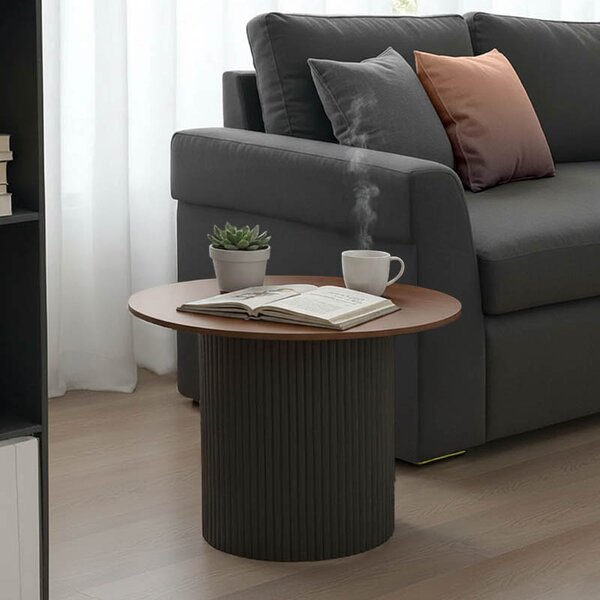 Masutea Cafea Dalmma MDF Nuc, Diametru 70 Cm
