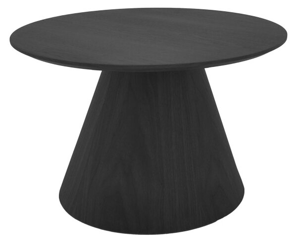 Masutea Cafea Donna MDF Negru, Diametru 80 Cm