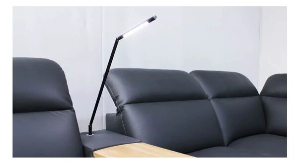 Colțar extensibil din piele naturală Mia cu șezlong și reclinere electrice