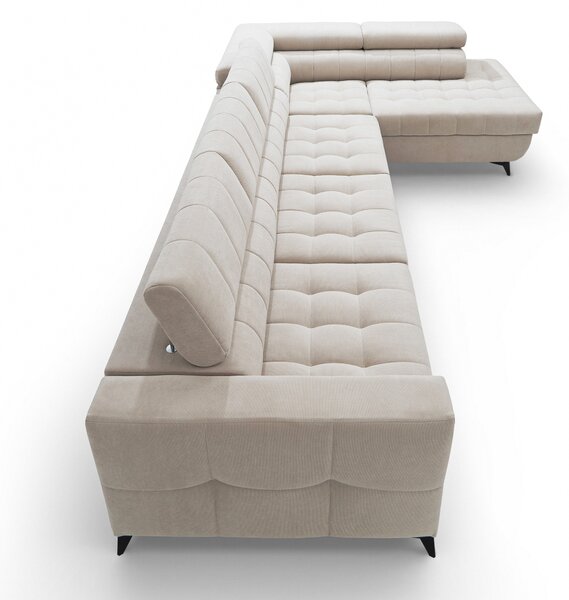 Colțar extensibil pentru dormit Nardo Maxi dreapta - plus bej Pretty 03