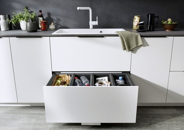 Blanco Naya XL 9 chiuvetă din granit 86x51 cm negru 525947