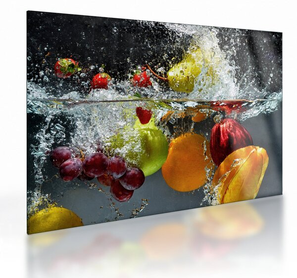 Tablou pe sticlă - Fructe (70x50 cm)