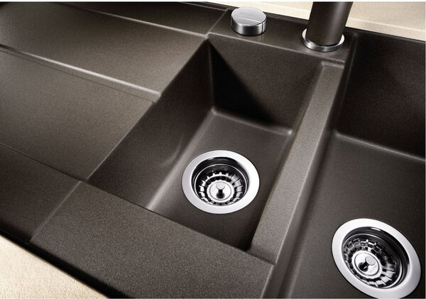 Blanco Metra 6 S chiuvetă din granit 100x50 cm negru 525927