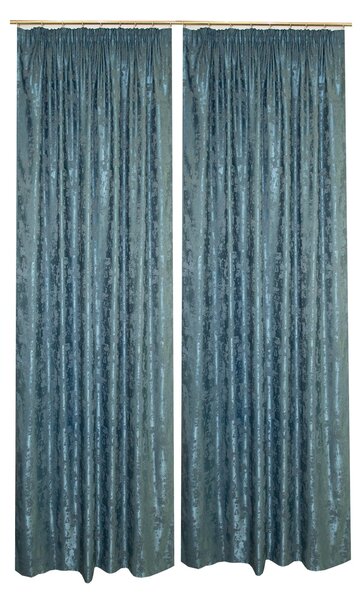 Set draperii Velaria albastru turcoaz, 2x140x240 cm