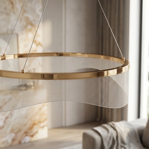 LAMPĂ DE TAVAN SUSPENDATĂ G144-CP 40 GOLD