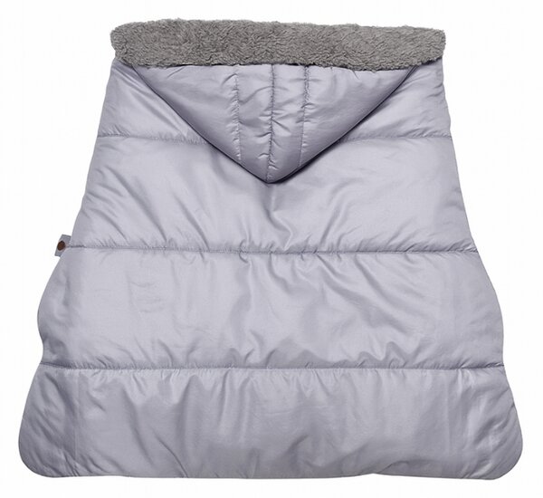 Husa protectie de iarna pentru carucior si marsupiu Kidizi All Grey, model universal transformabil
