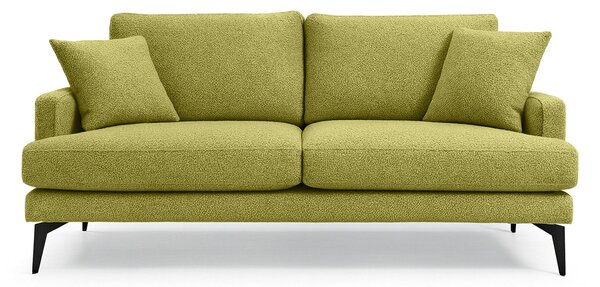 Canapea Fixă AZURRO, 2 locuri, 175x90x85 cm, Verde-Olive-Mystery