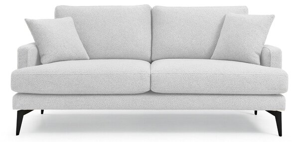 Canapea Fixă AZURRO, 2 locuri, 175x90x85 cm, Gri-Argintiu-Mystery