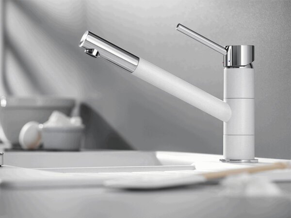 Blanco Kano baterie bucătărie pe picior crom-alb 525030