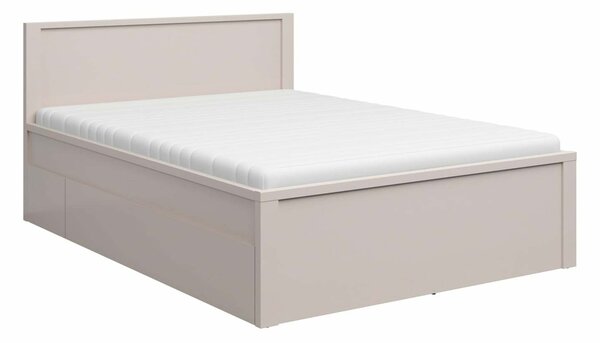 Pat Nolroma 130Dublu, Crem, 160x200, PAL laminat, 17x21x10cm