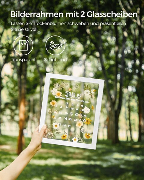 Set 3 rame foto Songmics Alb 32x27x2.2 cm