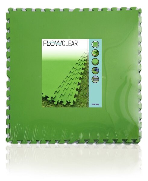 Set de protecție din spumă pentru piscină de grădină Verde 9 buc. 78x78cm BESTWAY