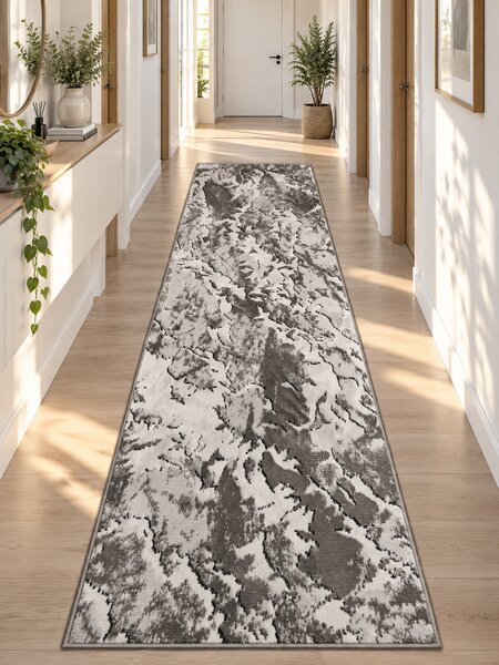 Traversa Moderna, Frida 11971, Gri, Latime 60 cm, Diverse Lungimi