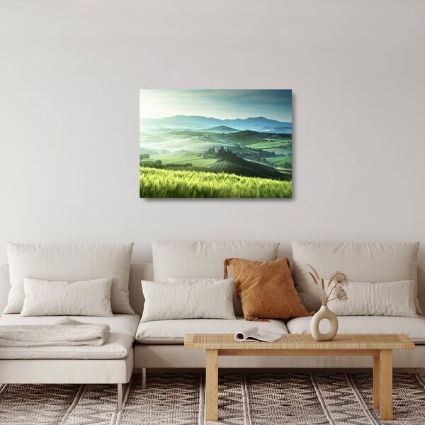 Tablou pe sticlă - Toscana, Italia (70x50 cm)