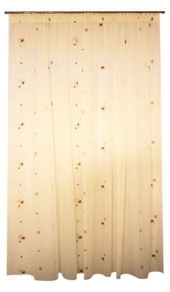 Perdea Velaria sable patrat in patrat wenge, 670 x 240 cm