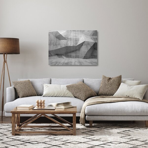 Tablou pe sticlă - 3D zid (70x50 cm)