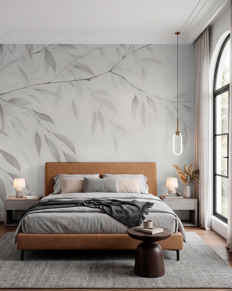 Tapet O ramură de copac, Fototapet Natură, Fototapet Frunze, w05682 : Uwalls.ro