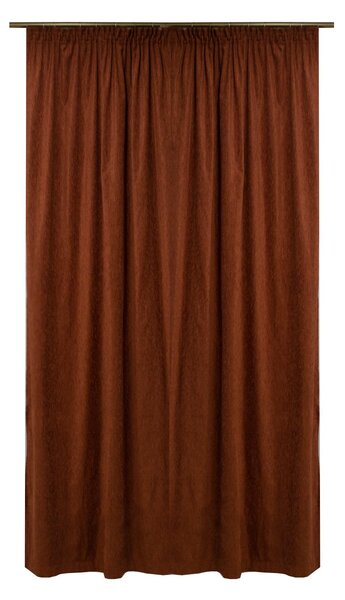Set draperii Velaria Chenille ciocolata, 2x120x250 cm