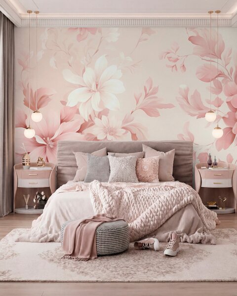 Tapet Flori clasice, Fototapet Flori, w05437 : Uwalls.ro
