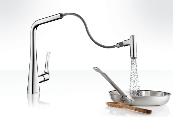 Hansgrohe Metris baterie bucătărie pe picior oţel inoxidabil 14820800