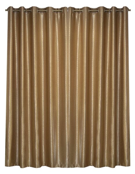 Set draperii Velaria art nouveau cafelate, 2x150x260 cm