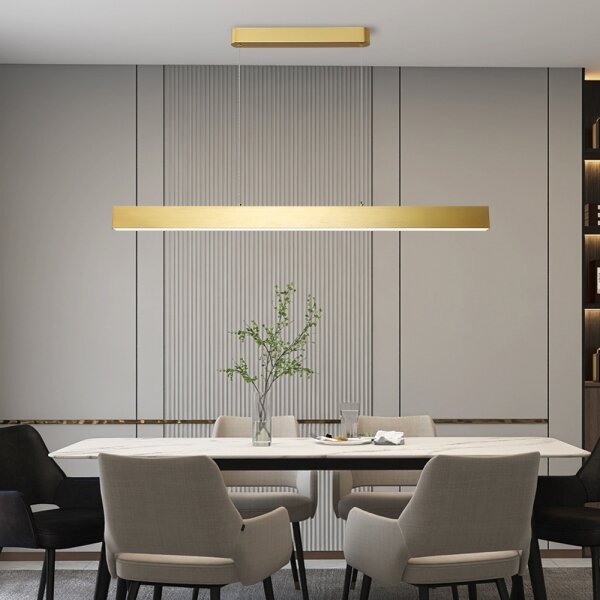 Lustră LED pe cablu Brilagi SLEEKLINE LED/40W/230V 3000/4500/6000K auriu