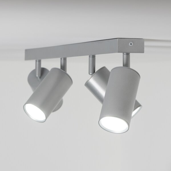 Spot pentru baie Brilagi SELE 4xGU10/30W/230V IP44 argintiu
