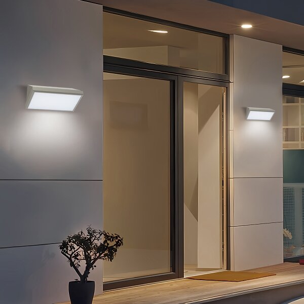 Aplică LED de exterior Brilagi TRIANGLE LED/20W/230V gri IP65