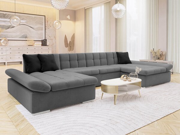 Canapea extensibilă Agnara (magic velvet 2217 + magic velvet 2217 + magic velvet 2219). 1053626