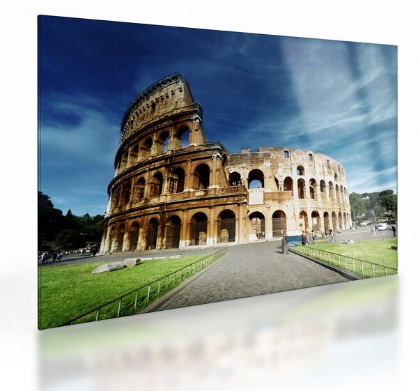 Tablou pe sticlă - Colosseum din Roma, Italia (70x50 cm)