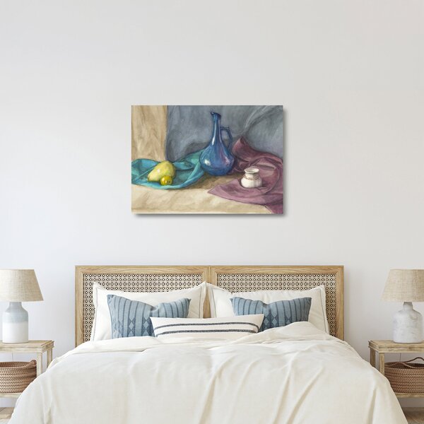 Tablou pe sticlă - Natură moartă pictată (70x50 cm)