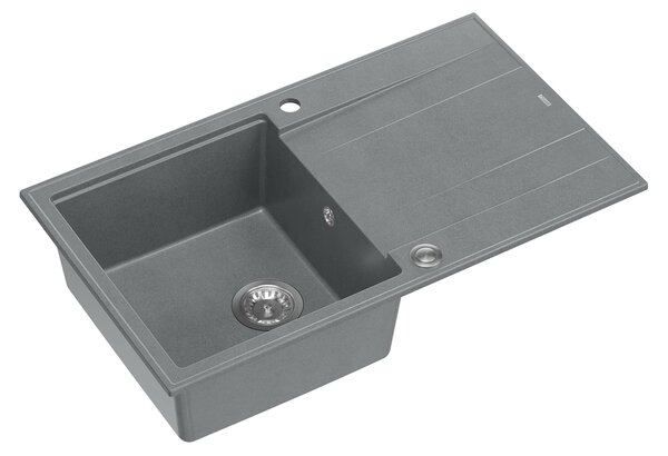 Quadron Evan chiuveta graniteq 86x50 cm gri/grafit/onix HCQE8650U5_BS_P2O