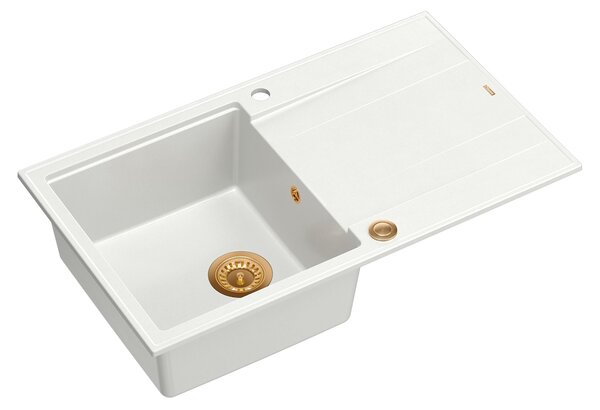 Quadron Evan chiuveta graniteq 86x50 cm alb HCQE8650U1_PVDC1_P2O