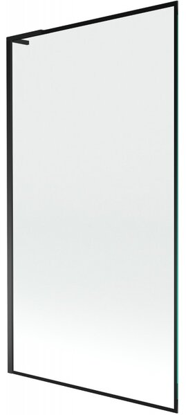 Mexen Next L, paravan de baie cu 1 aripă 100 x 150 cm, model sticlă transparentă de 6 mm negru, profil negru, 895-100-000-03-70-70