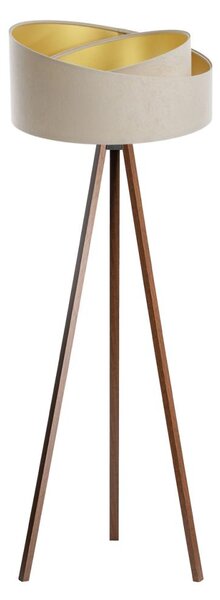 Lampă de podea GALAXY 1xE27/60W/230V bej/wenge