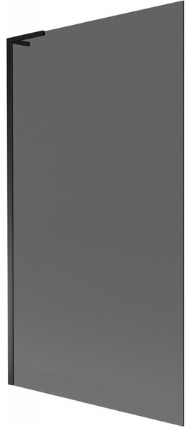 Mexen Next L, paravan de baie cu 1 aripă 100 x 150 cm, sticlă gri 6 mm, profil negru, 895-100-000-03-40-70