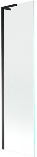 Mexen Next L, paravan de baie cu 1 aripă 50 x 150 cm, sticlă transparentă de 6 mm, profil negru, 895-050-000-03-00-70