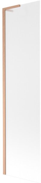 Mexen Next L, paravan de baie cu 1 aripă 50 x 150 cm, sticlă mată 6 mm, profil cupru, 895-050-000-03-30-65