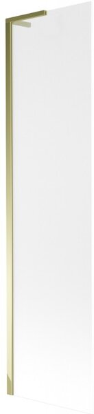 Mexen Next L, paravan de baie cu 1 aripă 50 x 150 cm, sticlă mată 6 mm, profil auriu lucios, 895-050-000-03-30-50