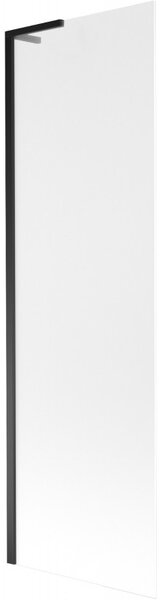 Mexen Next L, paravan de baie cu 1 aripă 60 x 150 cm, sticlă mată 6 mm, profil negru, 895-060-000-03-30-70