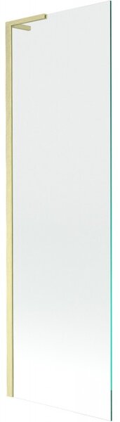 Mexen Next L, paravan de baie cu 1 aripă 60 x 150 cm, sticlă transparentă de 6 mm, profil auriu mat, 895-060-000-03-00-55