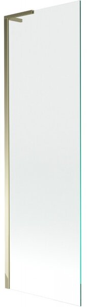 Mexen Next L, paravan de baie cu 1 aripă 60 x 150 cm, sticlă transparentă de 6 mm, profil auriu lucios, 895-060-000-03-00-50